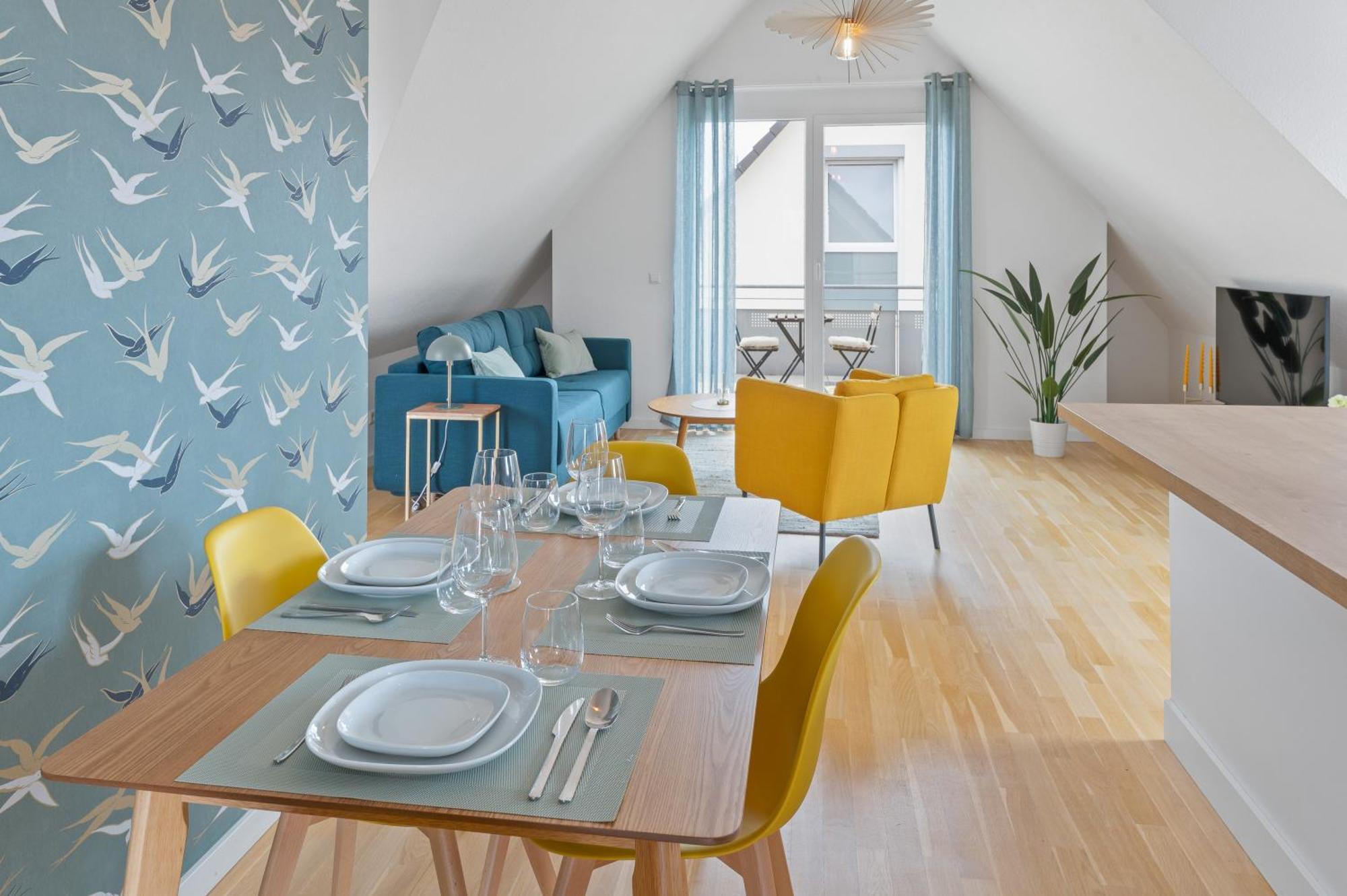 Design-Apartment - Kueche - Balkon - Tiefgarage Leinfelden-Echterdingen Kültér fotó